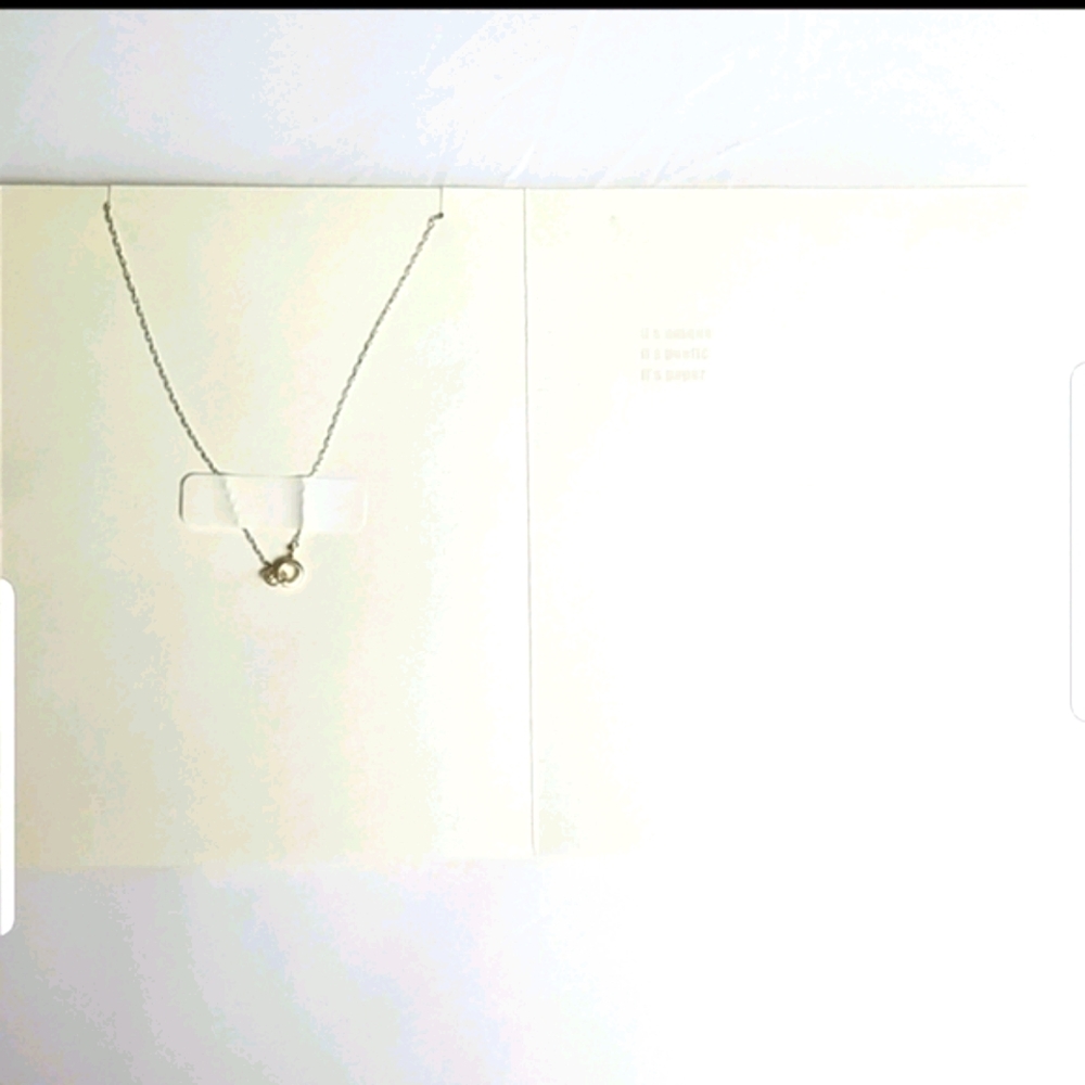 Pink Paper Necklace in a Greeting Card - Unique! - Picture 3 of 3